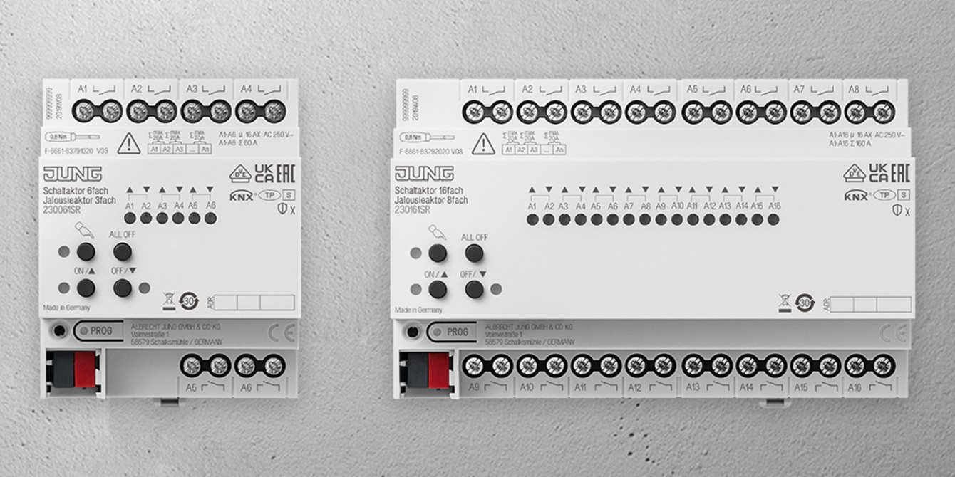 KNX Schalt- und Jalousieaktoren bei M&B Elektrotechnik GmbH in Unterwellenborn OT Bucha