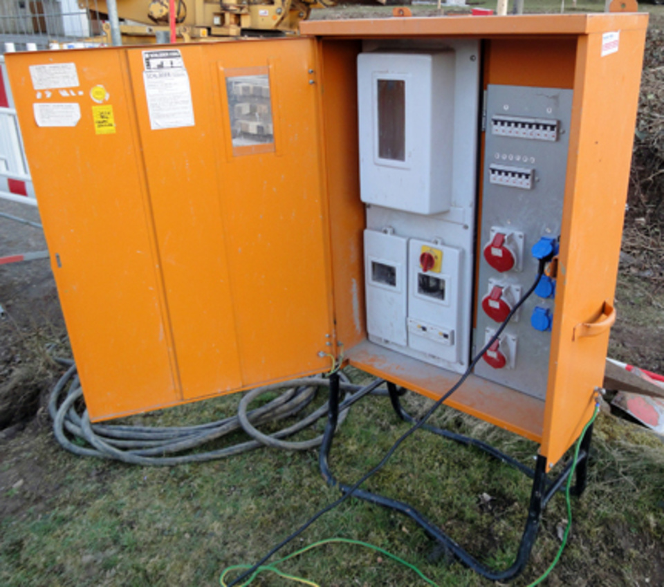 Baustromkasten bei M&B Elektrotechnik GmbH in Unterwellenborn OT Bucha