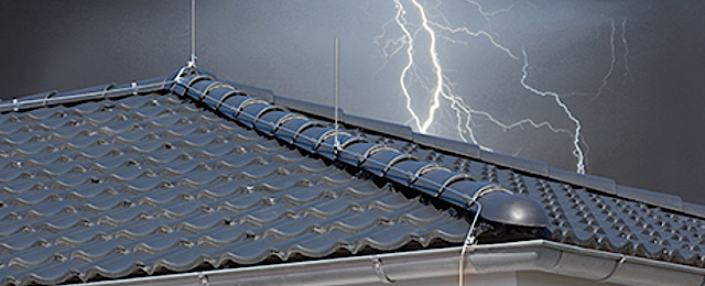Äußerer Blitzschutz bei M&B Elektrotechnik GmbH in Unterwellenborn OT Bucha