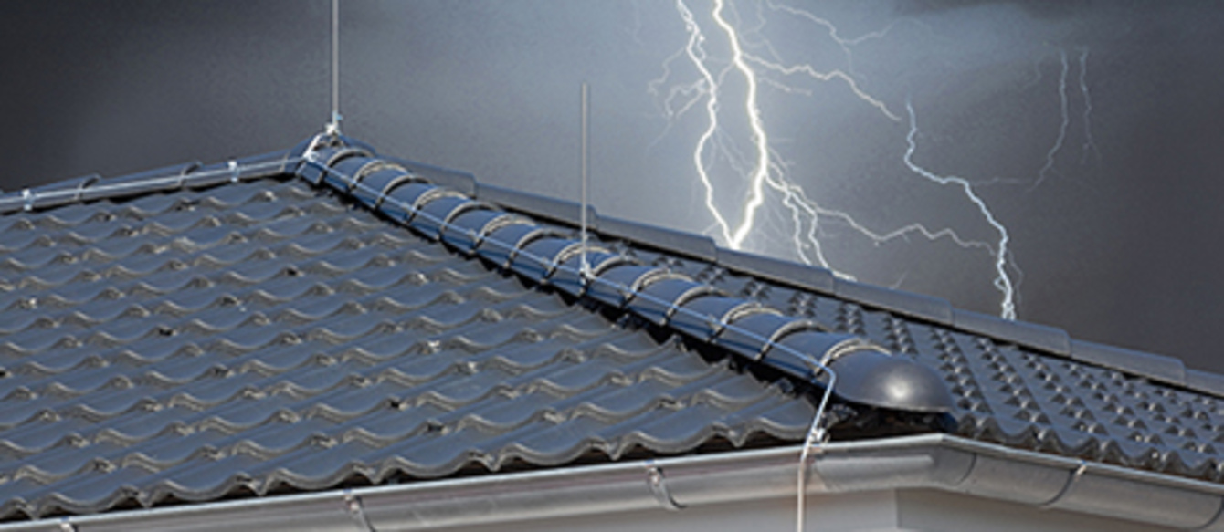 Äußerer Blitzschutz bei M&B Elektrotechnik GmbH in Unterwellenborn OT Bucha
